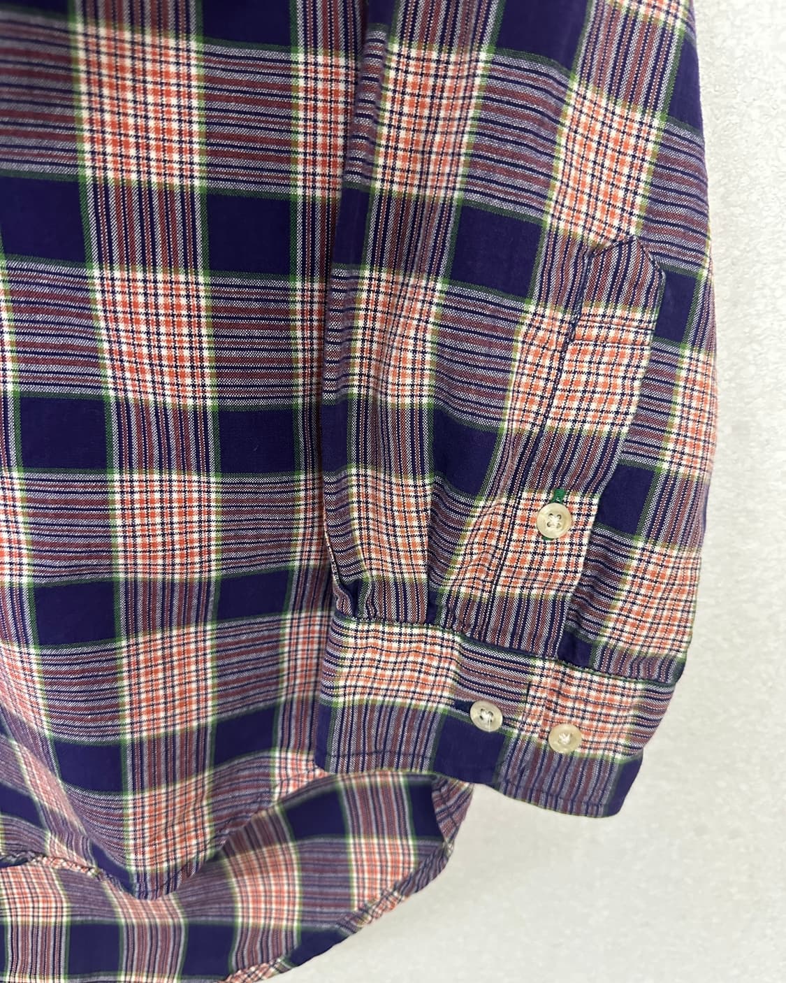 (L)90'S 타미 체크 셔츠-M2157 상품이미지3