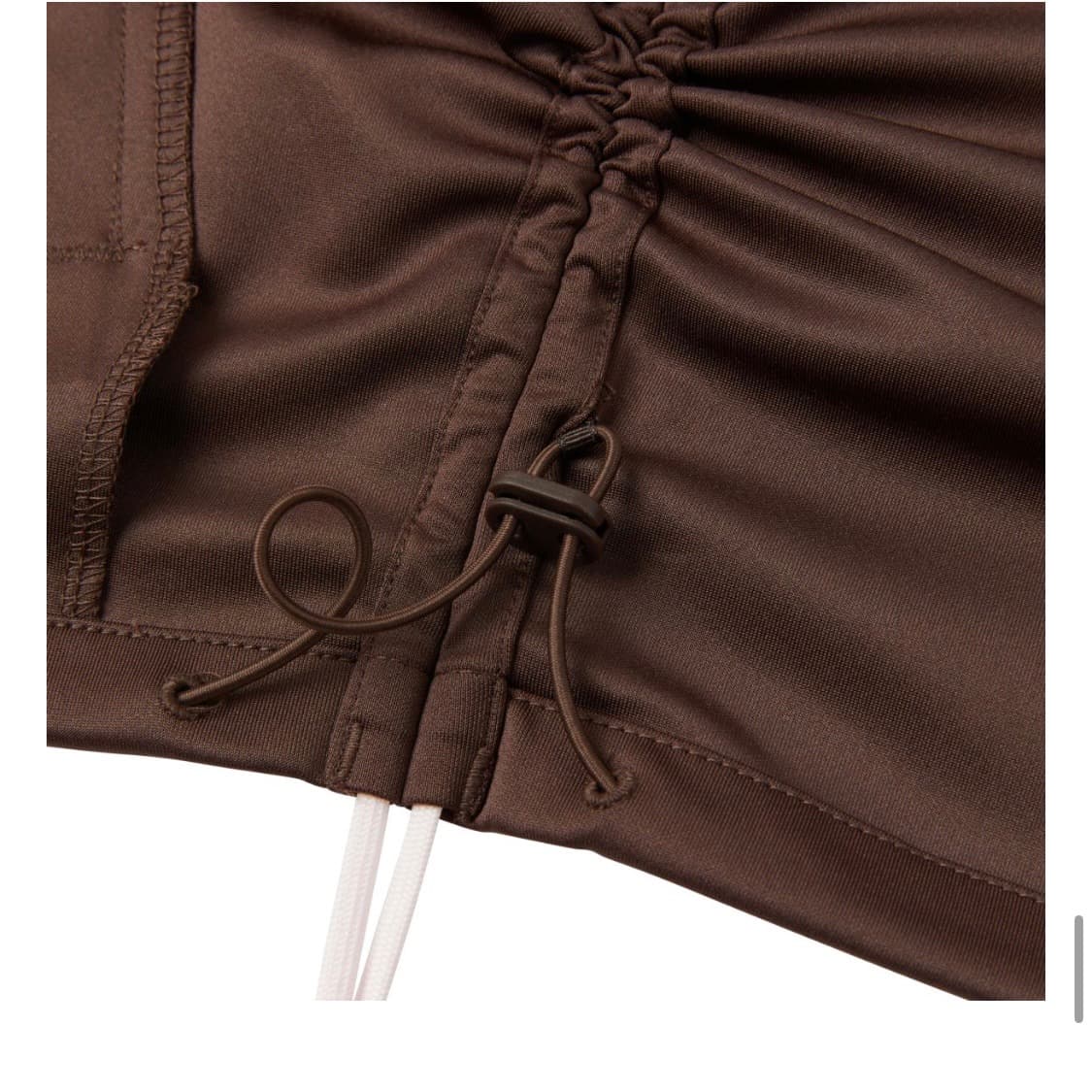 널디 여성 리본 트랙탑 브라운(M/거의새상품) 상품이미지3