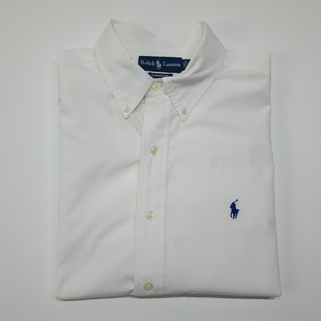 CL444 XL 폴로 00s 코튼 버튼다운 화이트 셔츠 남방 상품이미지7