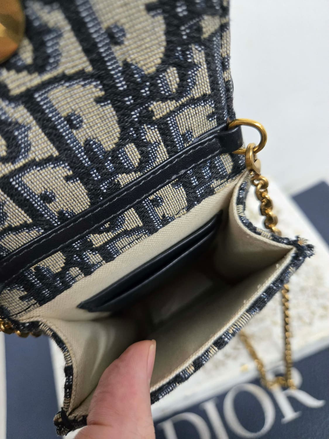 [보증서 정품] 디올 오블리크 폰홀더백 상품이미지7