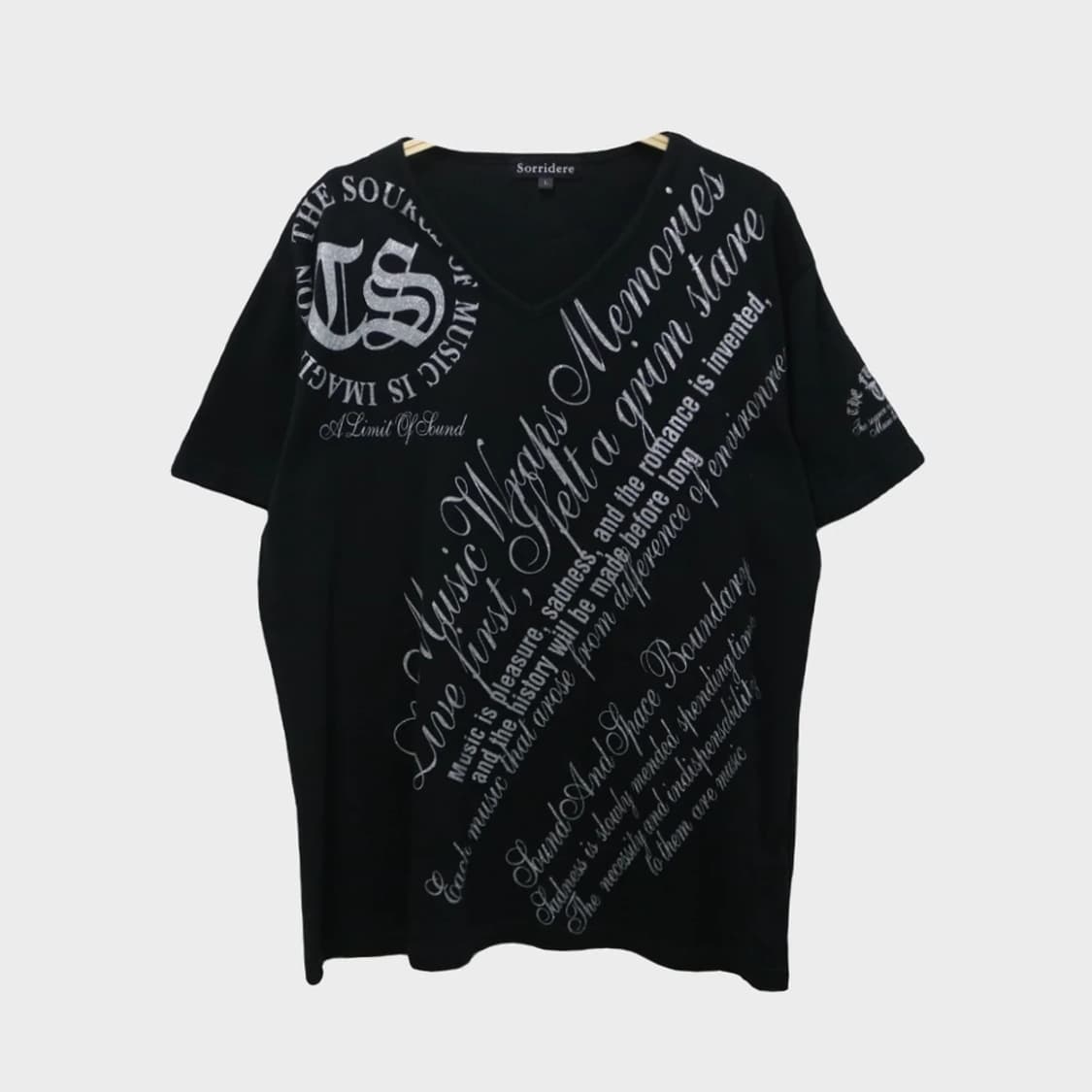 SORRIDERE 레터링 Y2K 반팔 티셔츠 66120 상품이미지1