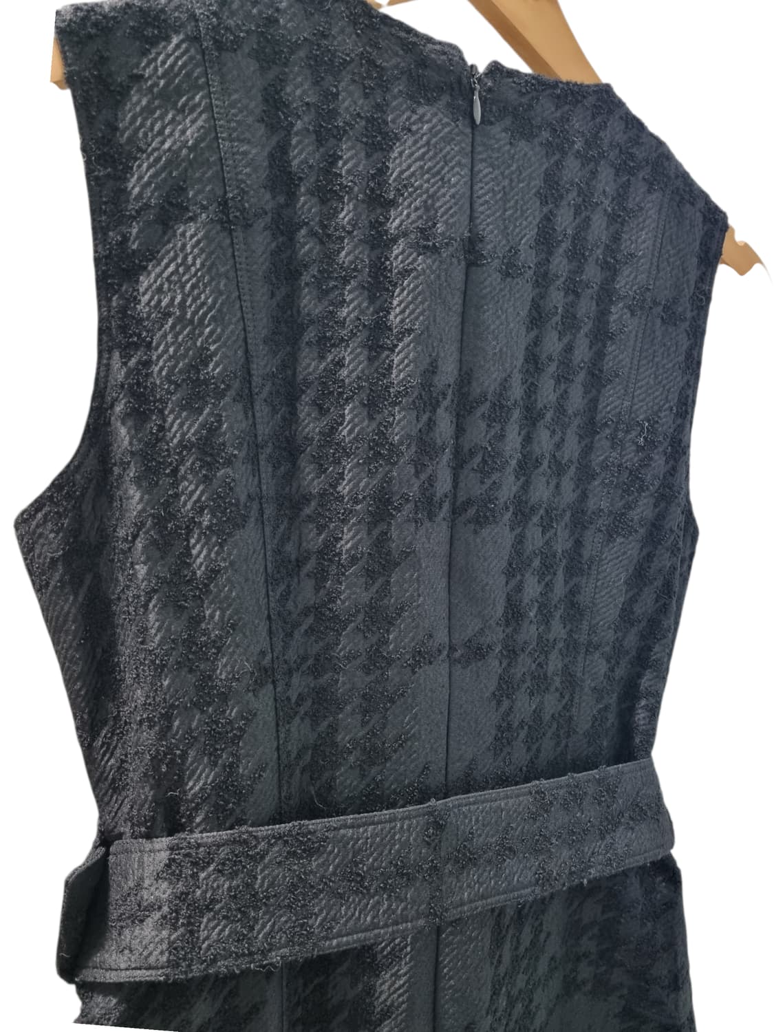 버버리 블랙 자수 민소매 벨티드 원피스 38 상품이미지5