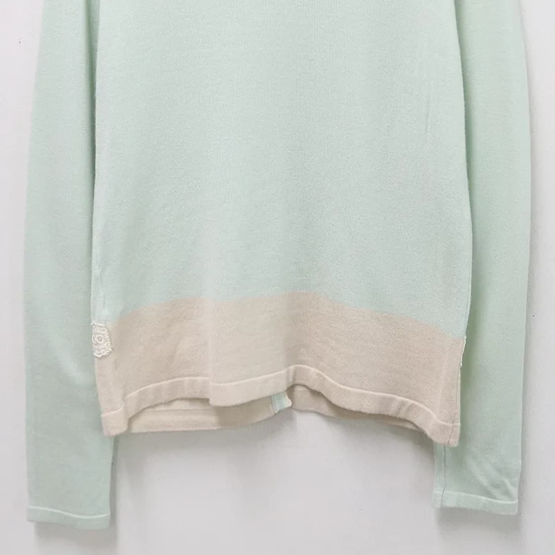 PATTERN 민트 컬러블럭 가디건 60748 상품이미지8