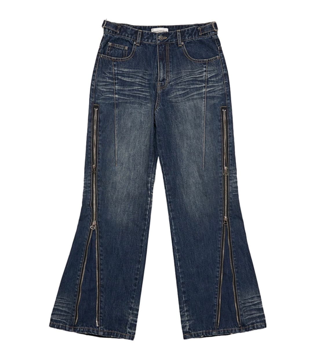 스키즘인듀싱 CONVERTIBLE ZIP UP JEANS BLUE 상품이미지3