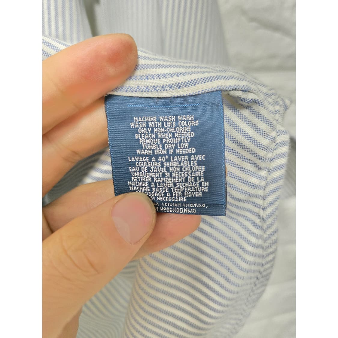 폴로 랄프로렌 스트라이프 셔츠 남방 M 상품이미지3