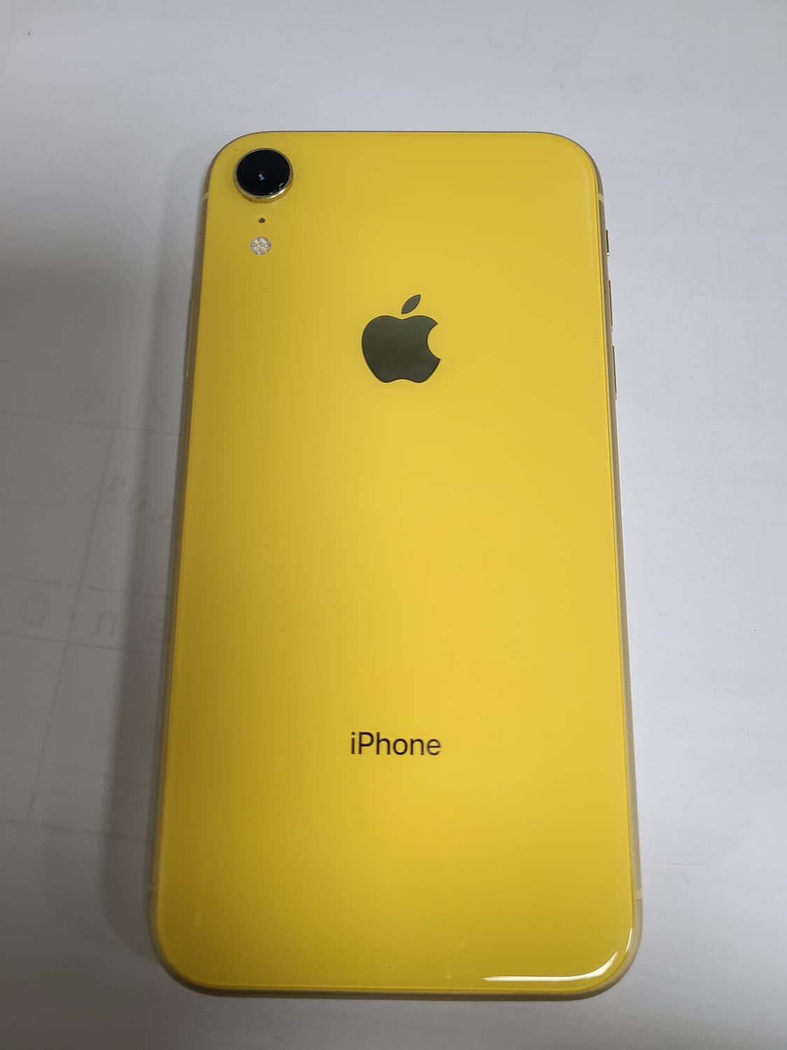 아이폰 xr 엘로우 배터리100 한국판 상품이미지10