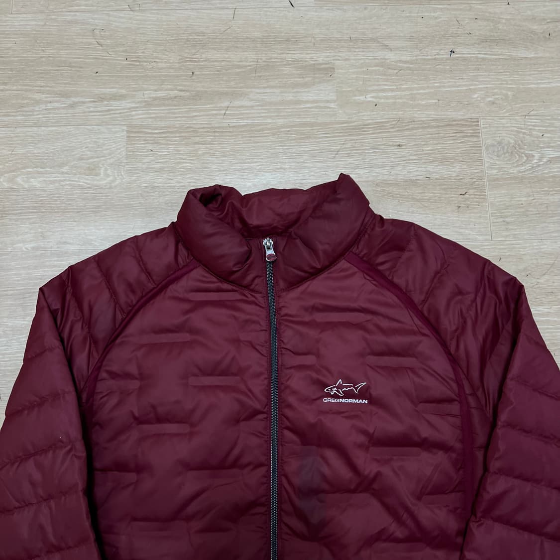 그렉노먼 구스다운 경량 패딩 점퍼 [버건디] XL/105 상품이미지2