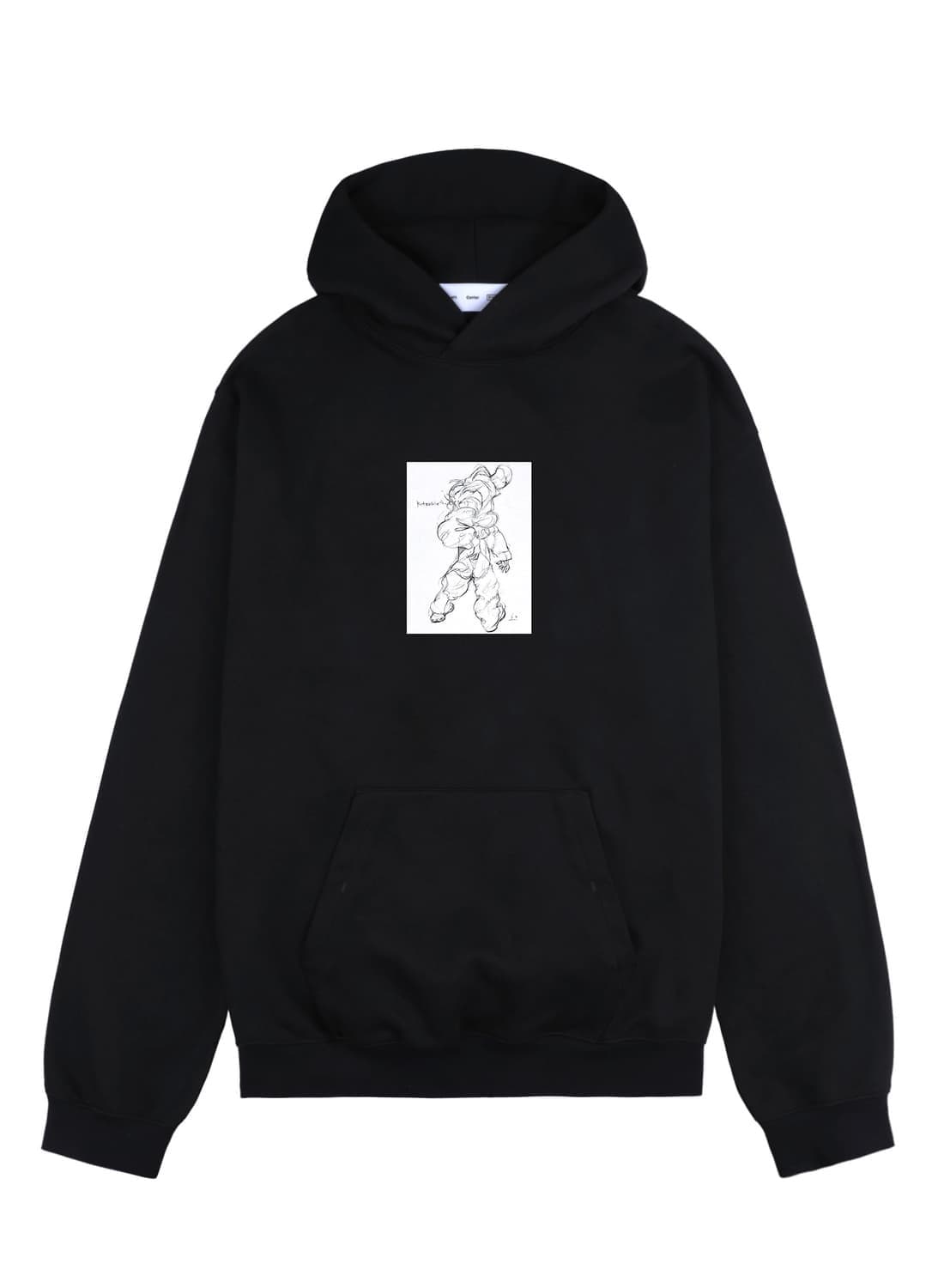 Paf 6.0 Post Human Hoodie Right Black 상품이미지1