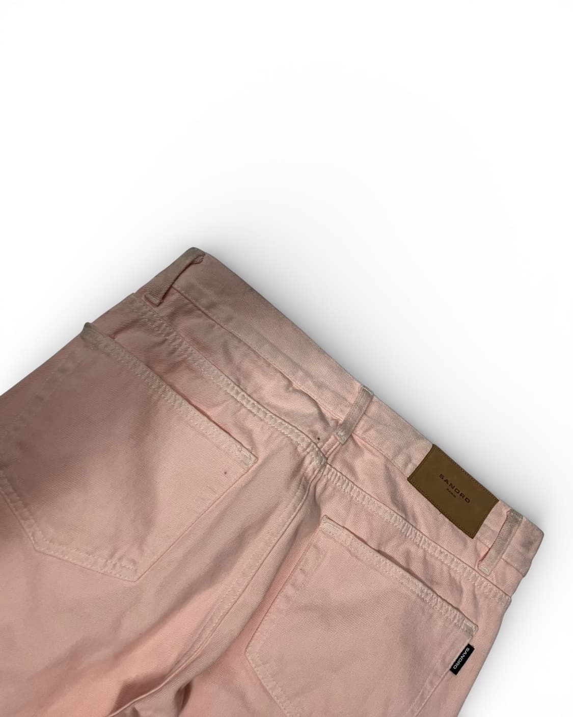 산드로 연살구빛 데님 면 팬츠 30 상품이미지5