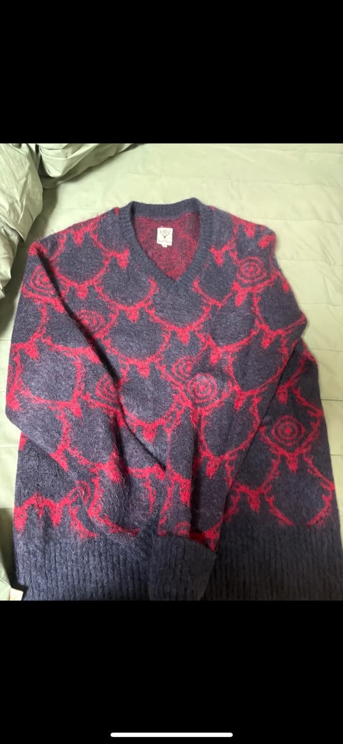 South2west8 브이넥 니트 판매합니다 (M) 상품이미지2