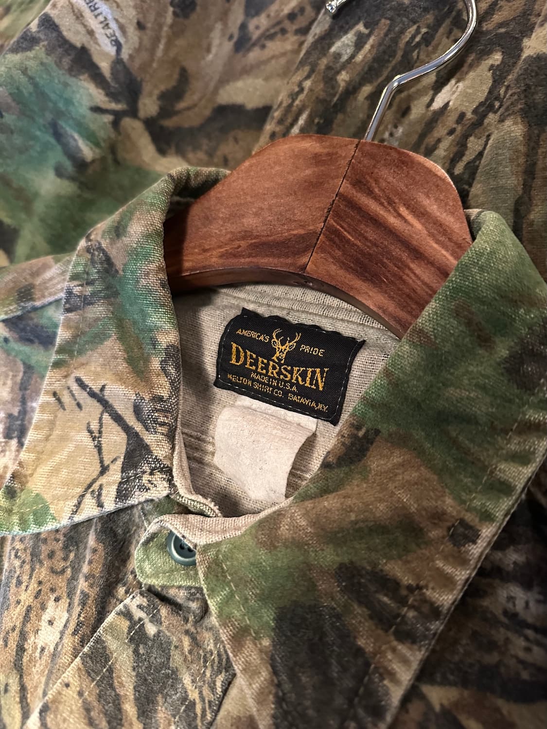 90s USA 빈티지 리얼트리 패턴 셔츠 상품이미지6