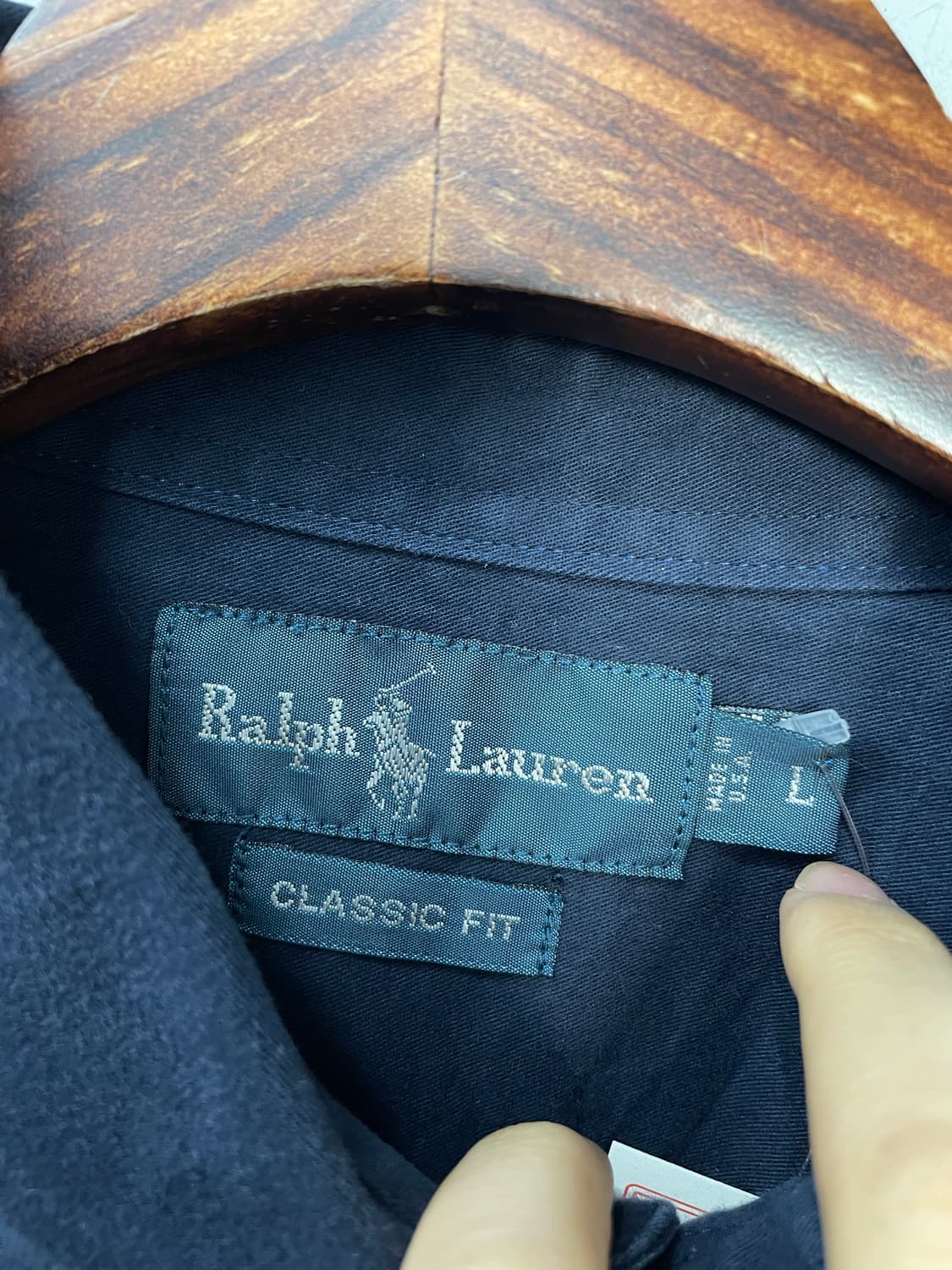 폴로 랄프로렌 네이비 셔츠 H1041 상품이미지5