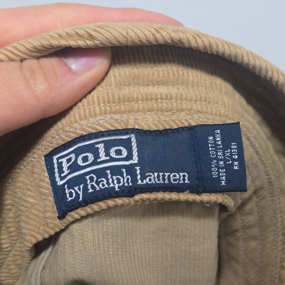 폴로랄프로렌  코듀로이 버킷햇 / 남성 모자 / 여성 모자 상품이미지4