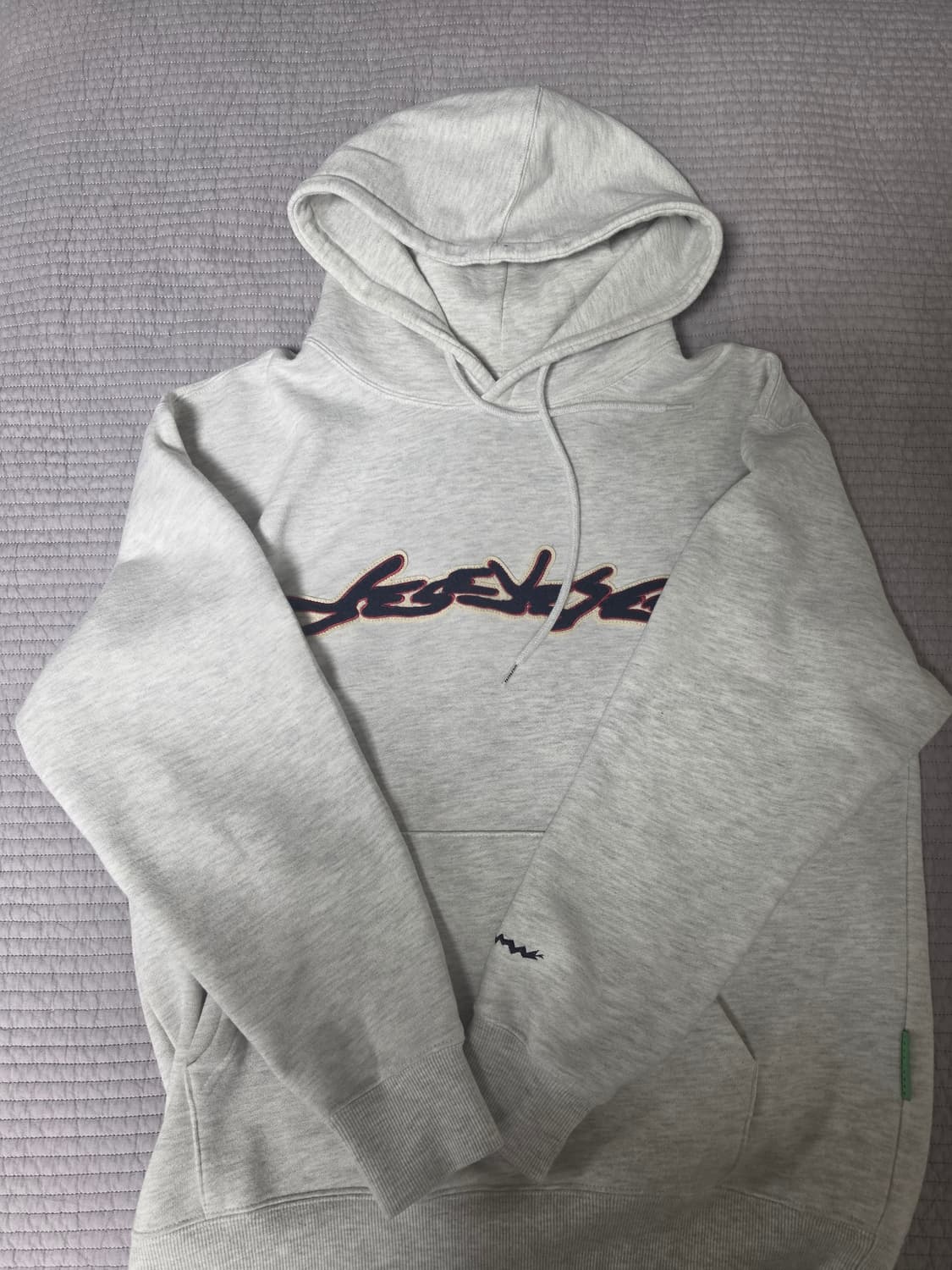 예스아이씨 예스 사인 로고 후디 라이트 그레이 M 상품이미지1