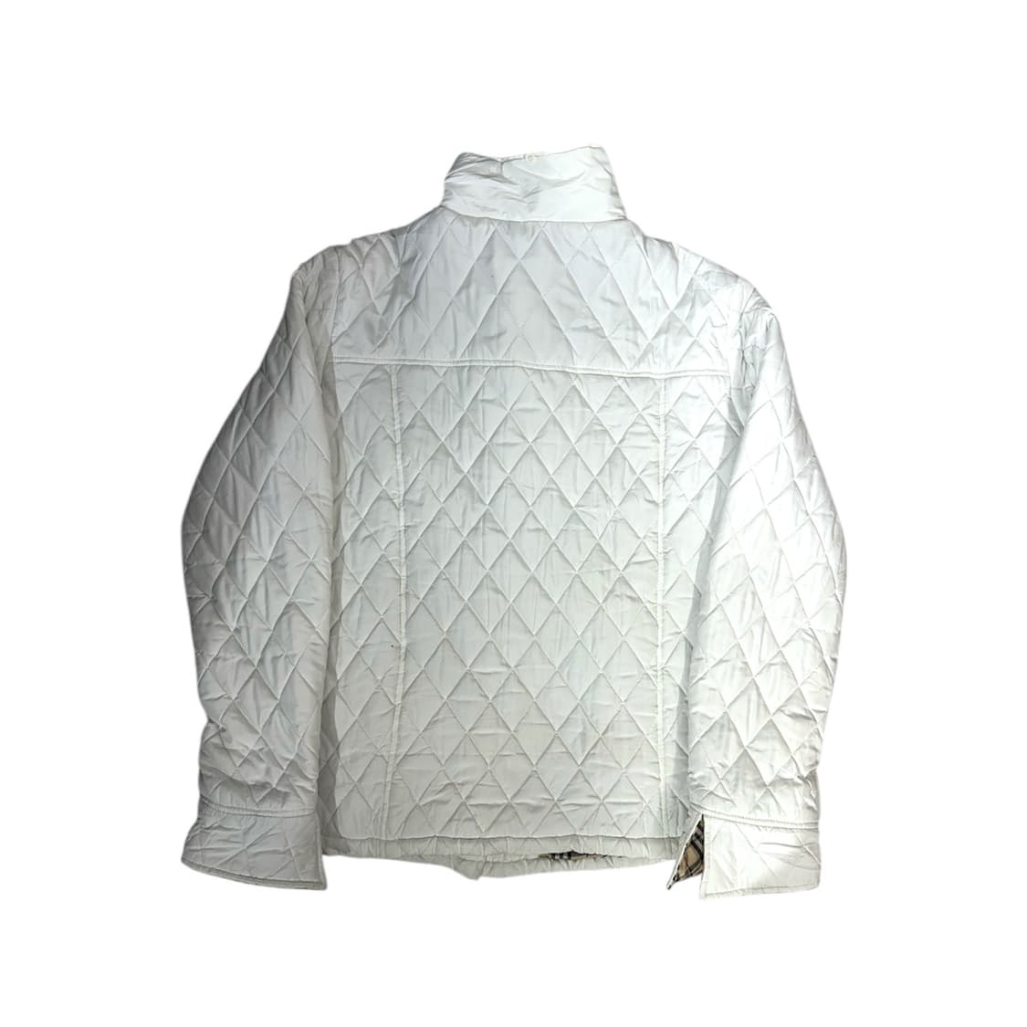 버버리 퀼팅 화이트 패딩 점퍼 L 상품이미지6