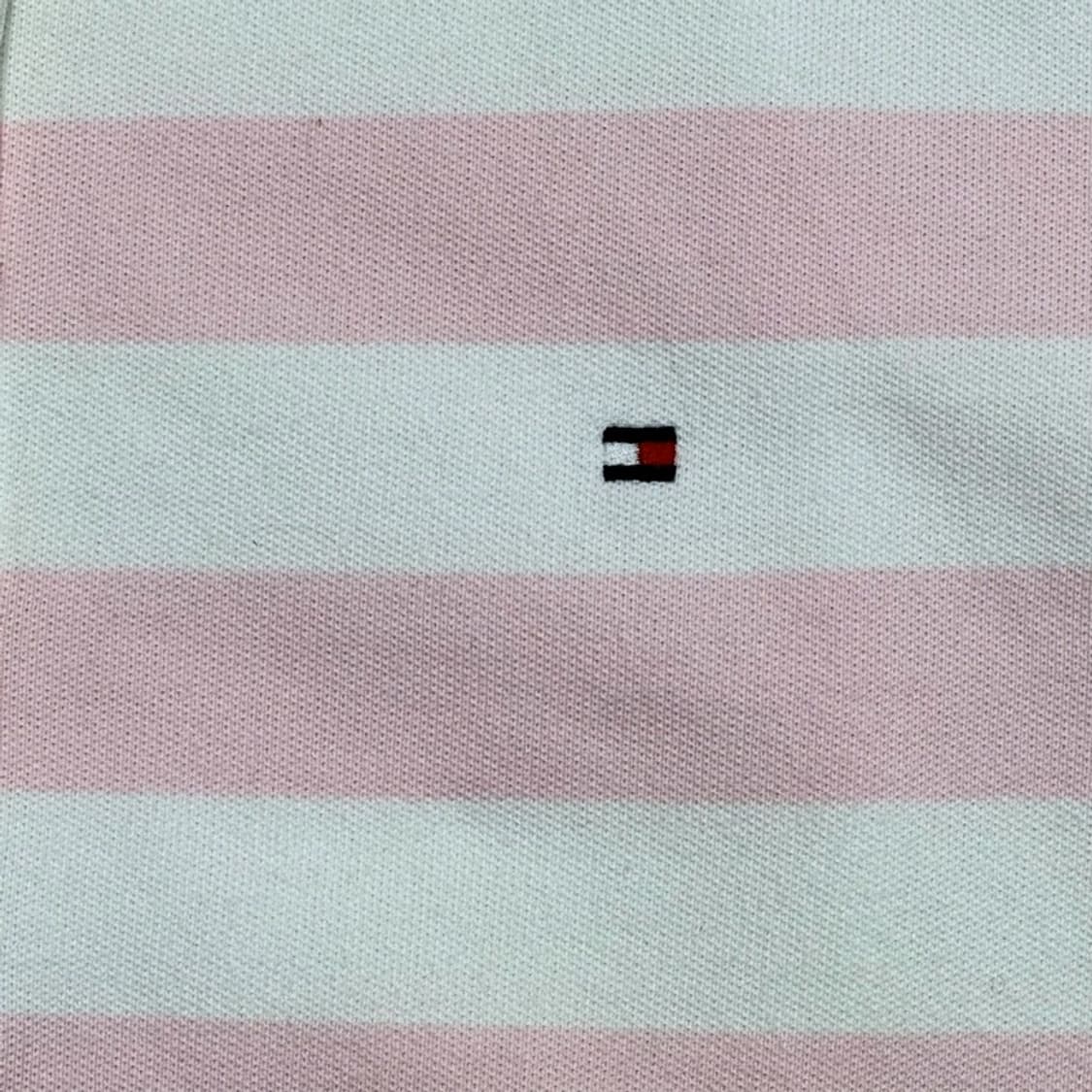 TOMMY HILFIGER 스트라이프 PK 반팔 핑크 M 상품이미지2
