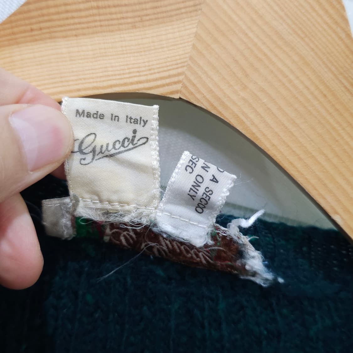 70-80s GUCCI 구찌 빈티지 니트 스웨터- 우먼44 상품이미지8