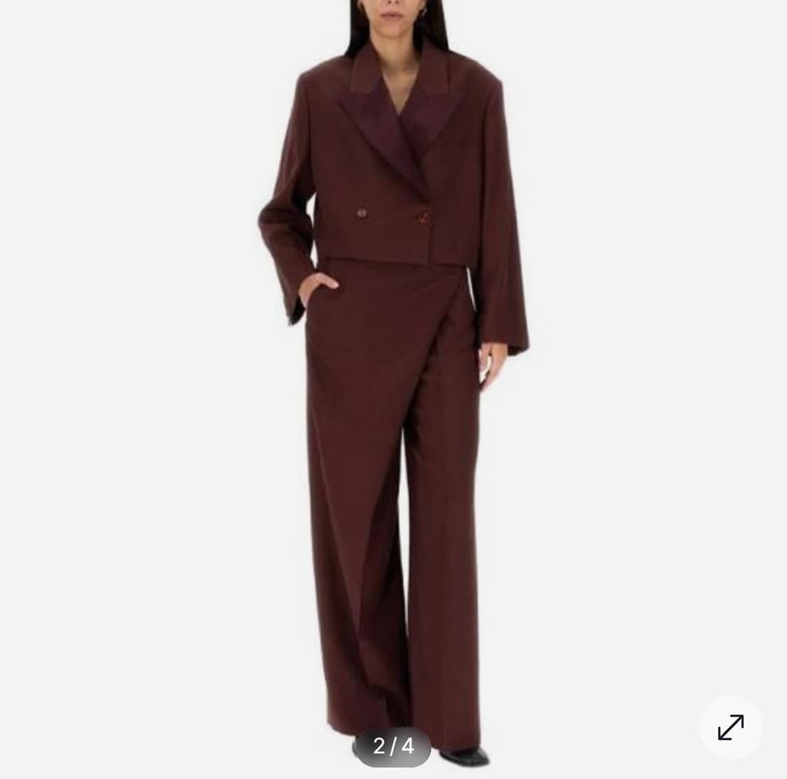 아크네스튜디오크롭 블랙 자켓 더블 버튼정품 상품이미지10