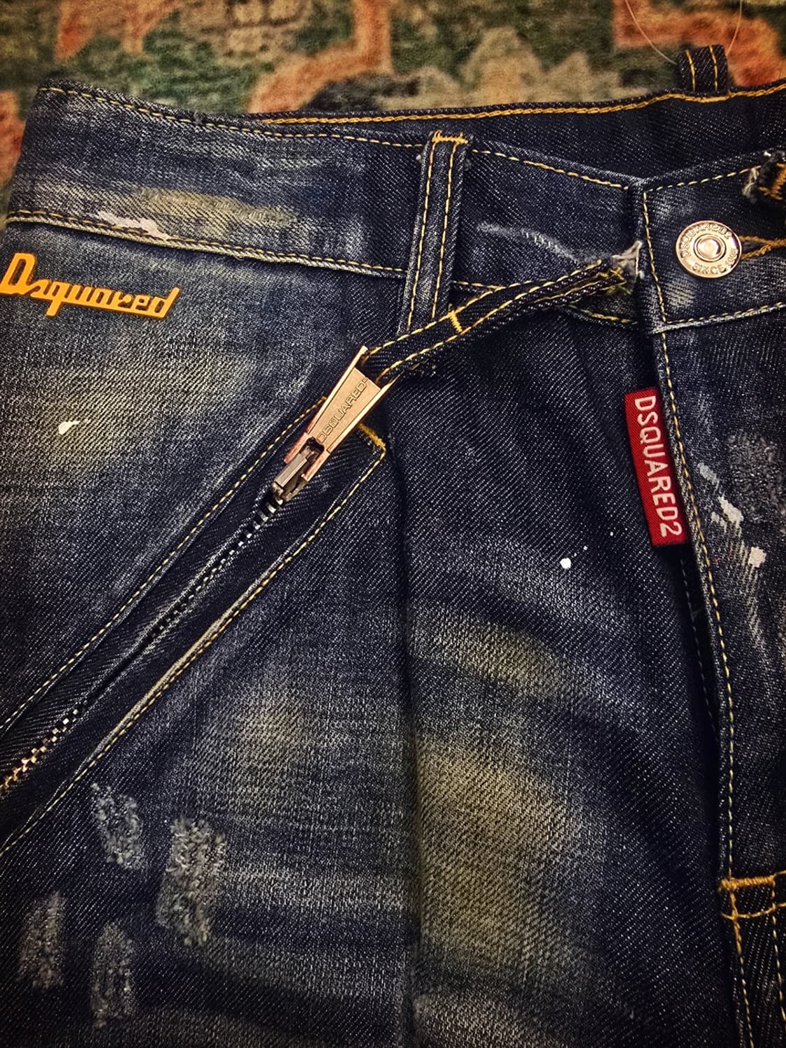 디스퀘어드2(Dsquared2)지퍼 디테일 스키니 쿨마이너 데님 진 상품이미지5