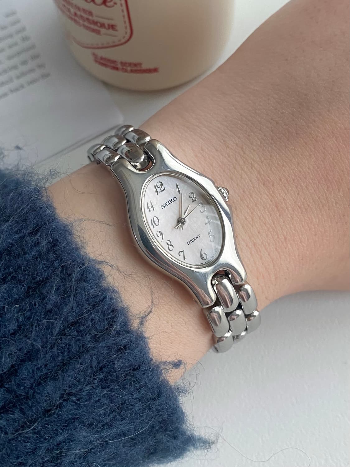 Seiko 세이코 루센트 쿼츠 핑크 레이디스 상품이미지7