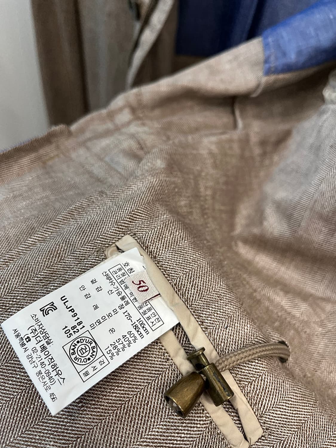 105) 루치아노바르베라 이태리 린넨 사파리 상품이미지8