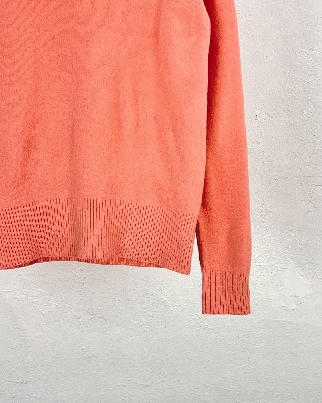 아크네 블러쉬 핑크 날론 페이스 울 니트 스웨터 상품이미지5