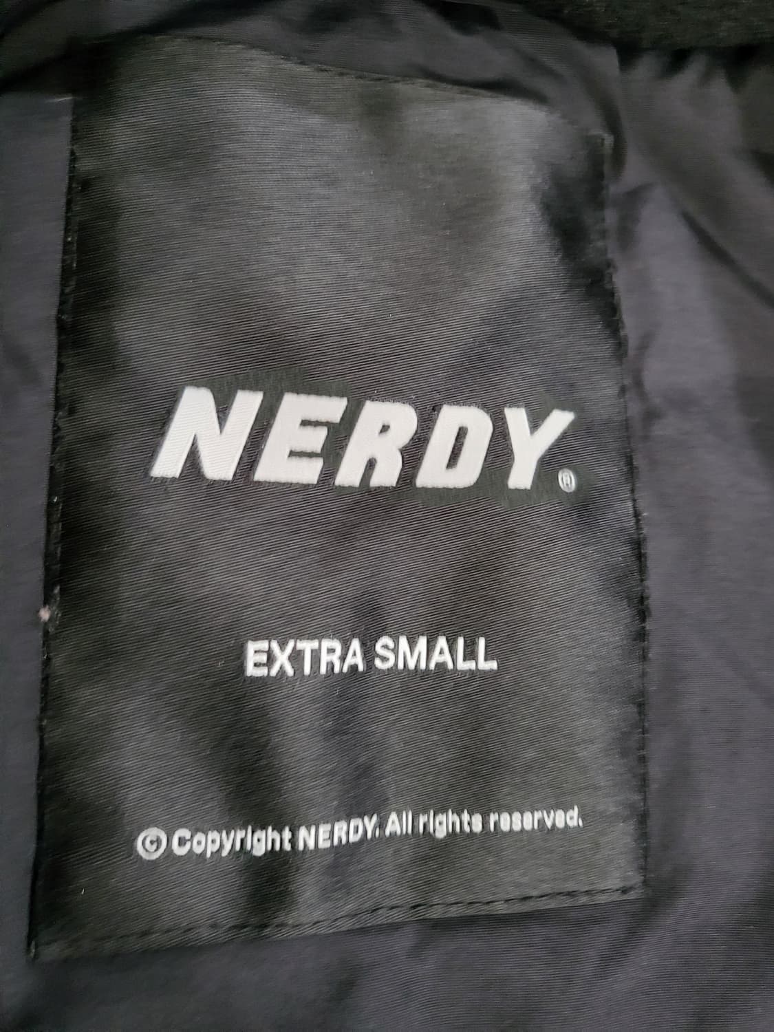 널디(NERDY) 블랙 패딩 자켓XS 상품이미지4