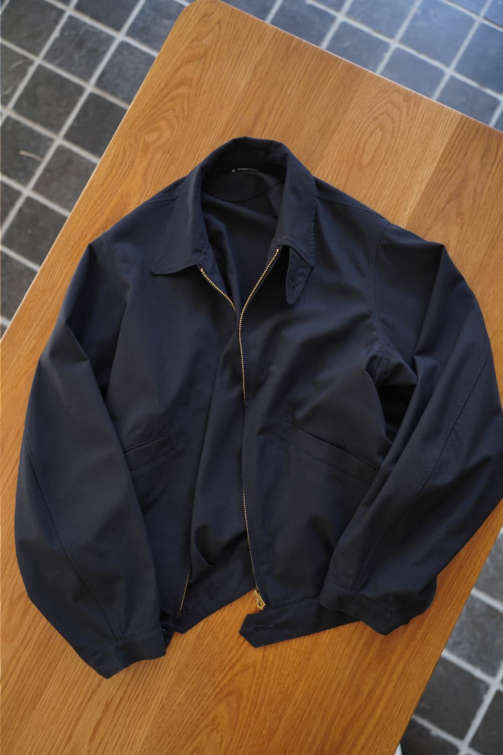 maatee&sons SILK MURDER JUMPER(NAVY) 상품이미지1