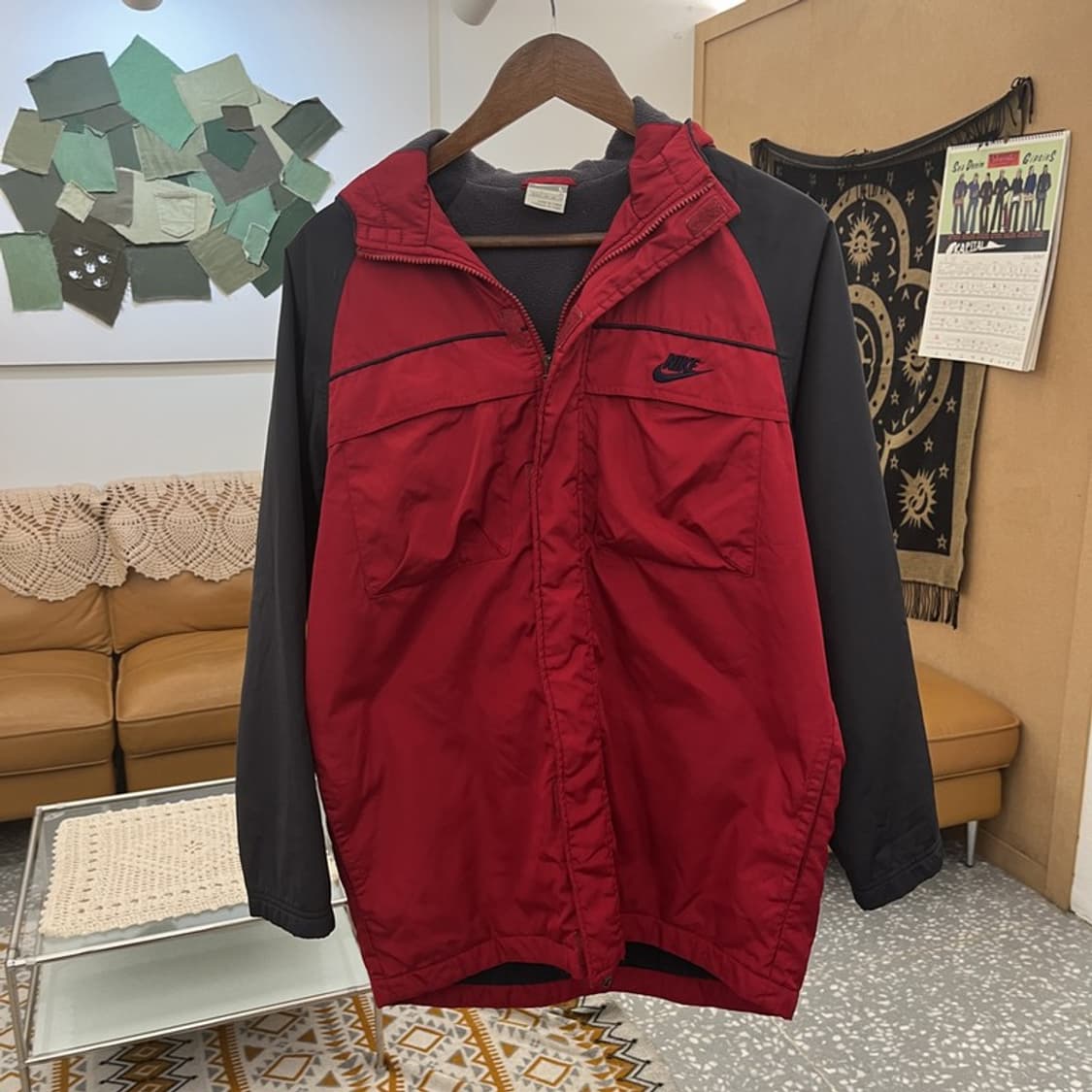 나이키 올드스쿨 레트로 스포티 캐주얼 바람막이 자켓 L C11226 상품이미지4