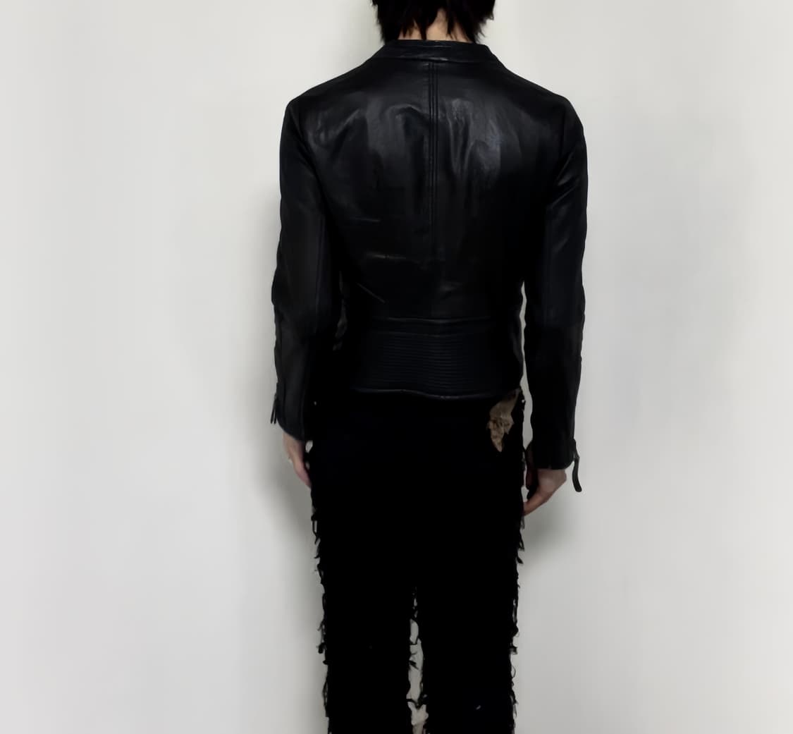 Zara short leather jacket 상품이미지3