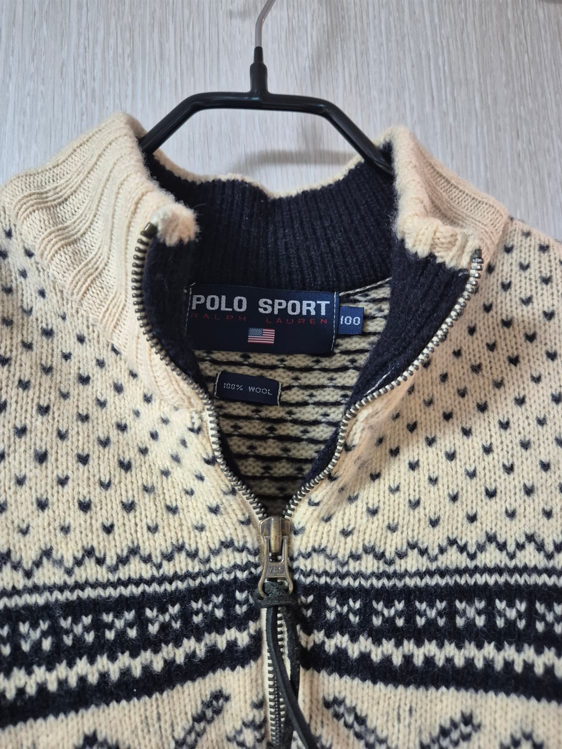 폴로 랄프로렌 노르딕 반집업 니트 스웨터 100 상품이미지3