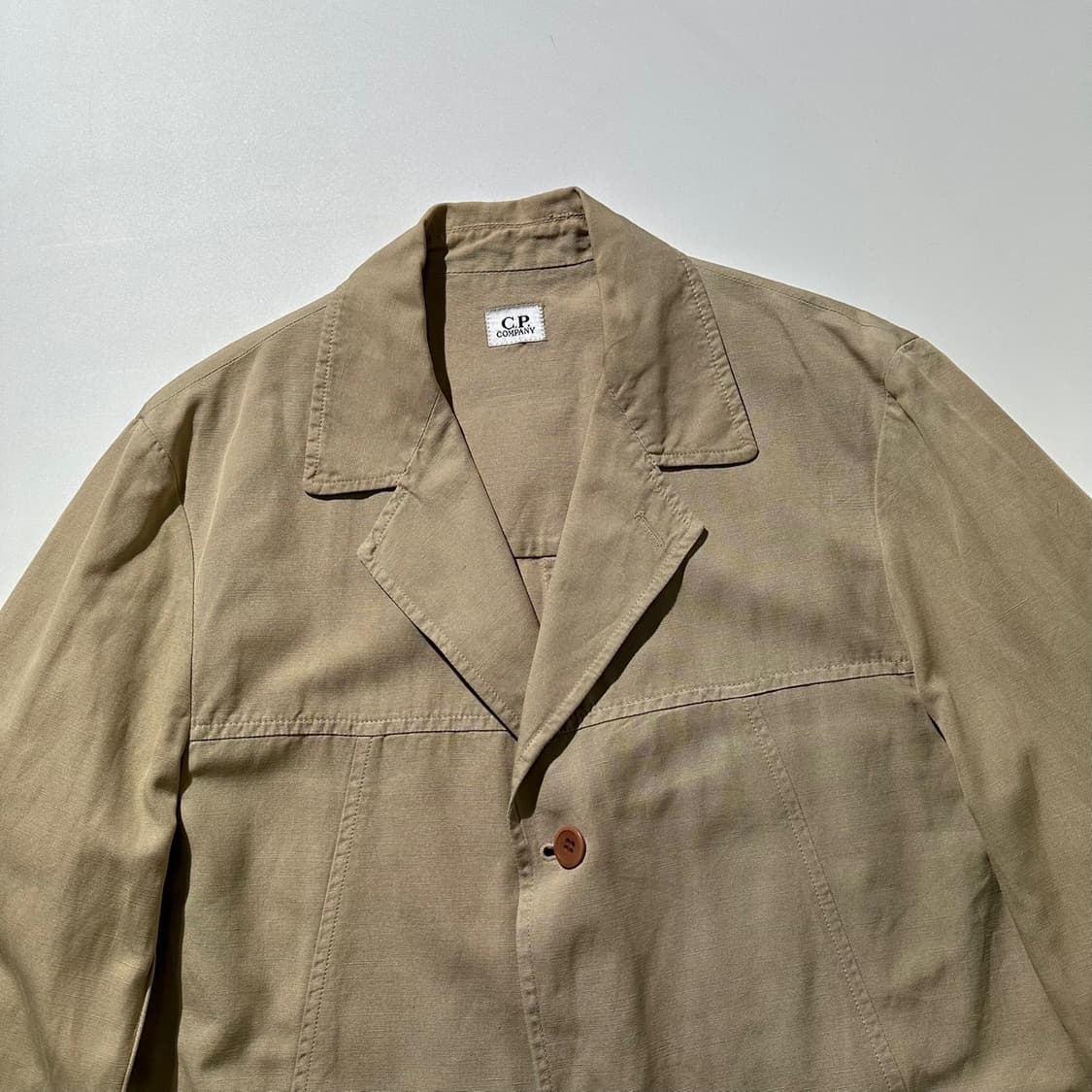 CP컴퍼니 코튼 블렌드 싱글 3B 블레이저 스포츠코트 상품이미지3