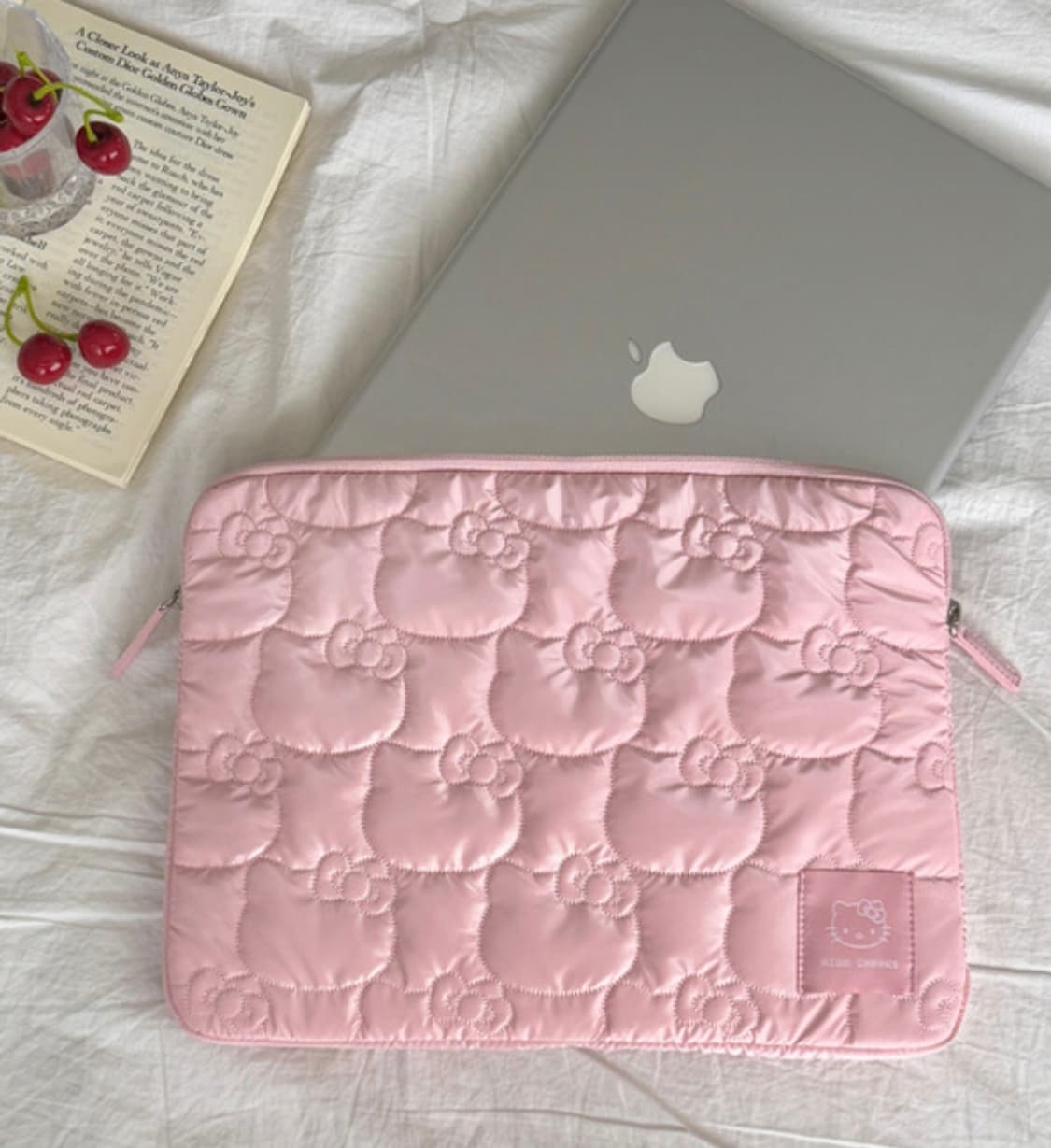 하이칙스 헬로키티 노트북 패드 파우치 13인치 핑크 상품이미지3