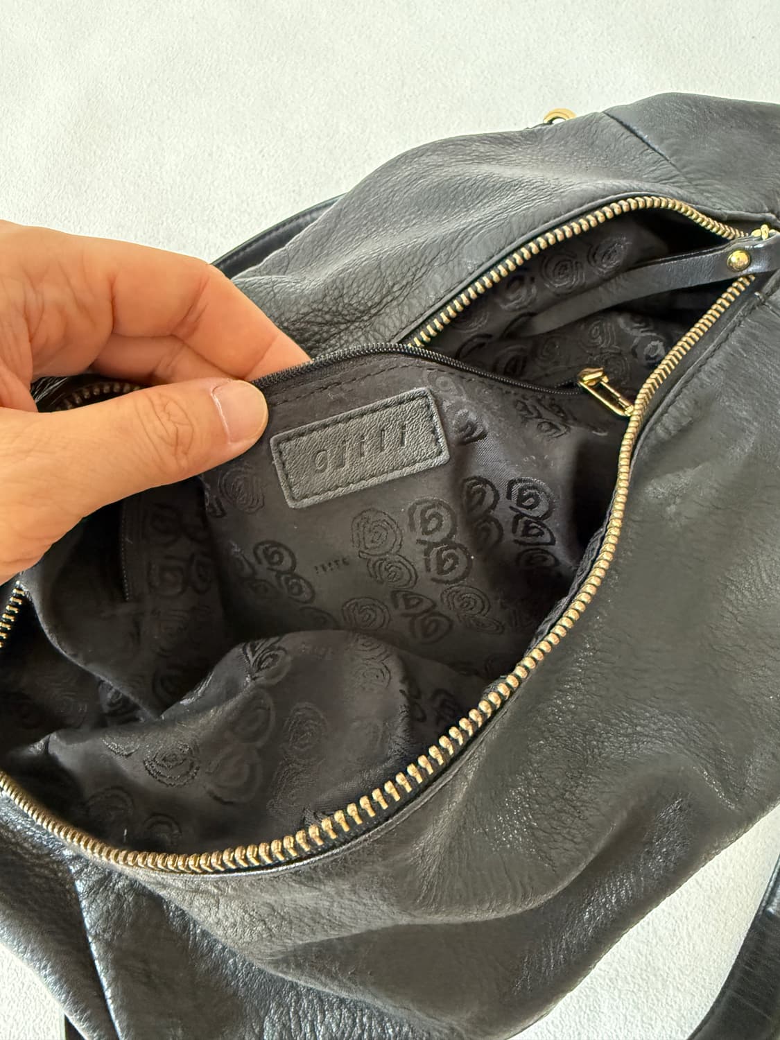 Pre owned 레더 숄더백 상품이미지9