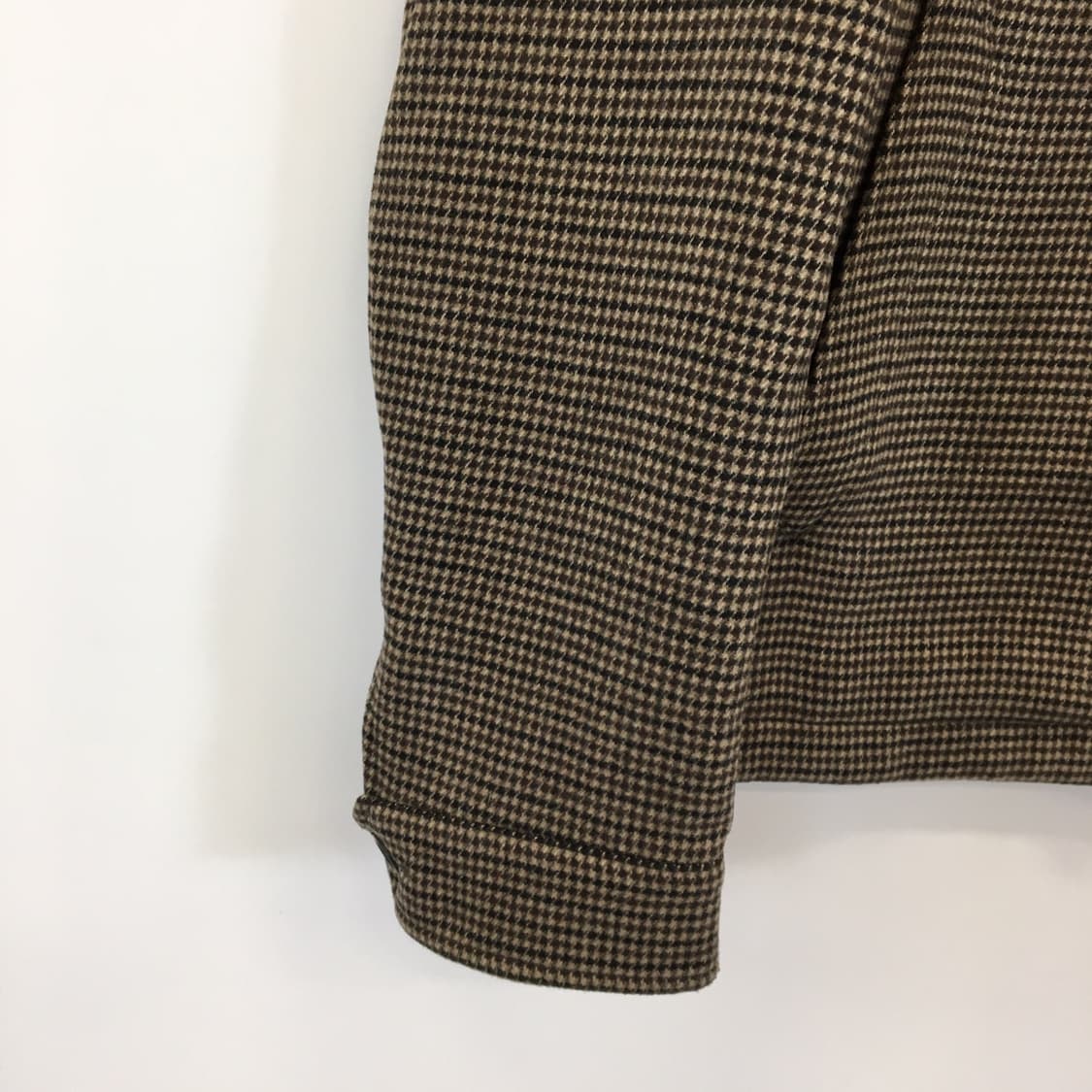 유니클로 하운드투스 체크 블루종점퍼 L 상품이미지2