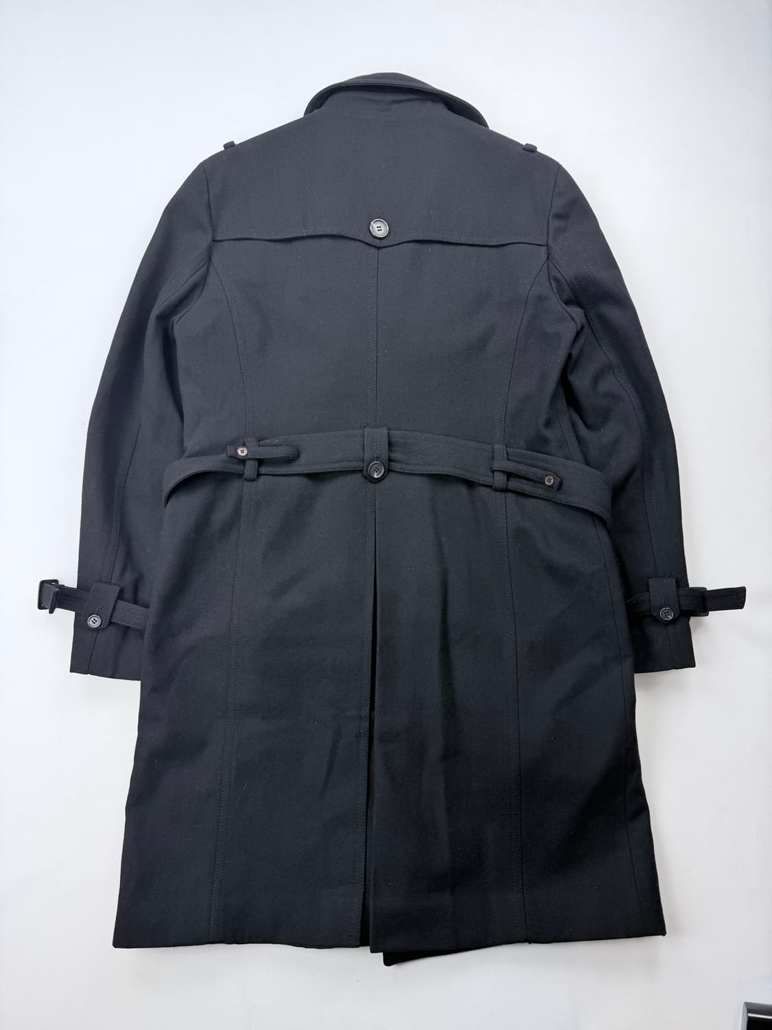 솔리드옴므 벨티드 울 코트 상품이미지8