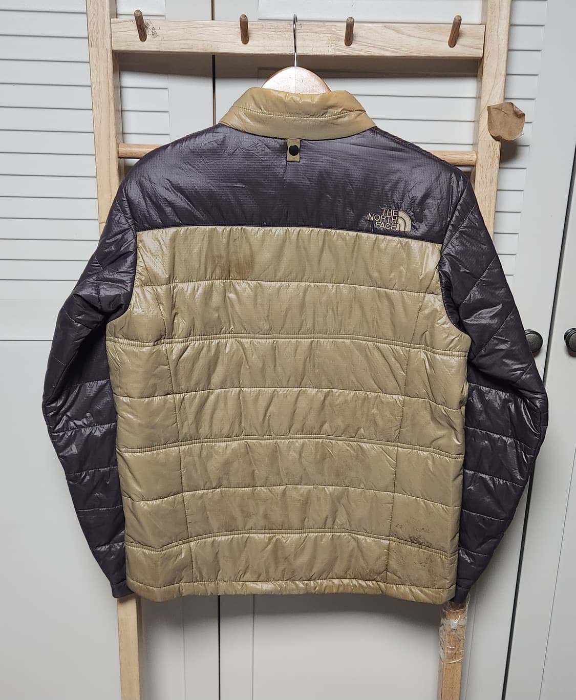 노스페이스 초코브라운 미드레이어 라이너 패디드 경량 점퍼 자켓 상품이미지4