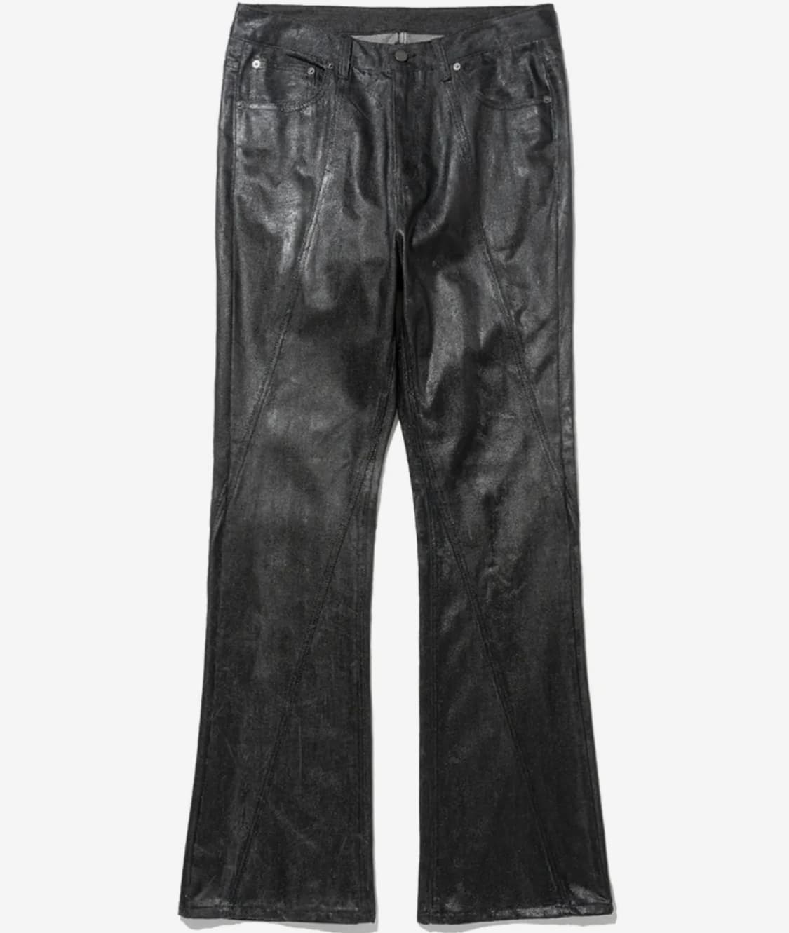 낫포너드 더티워시 부츠컷 데님 코팅블랙 상품이미지2