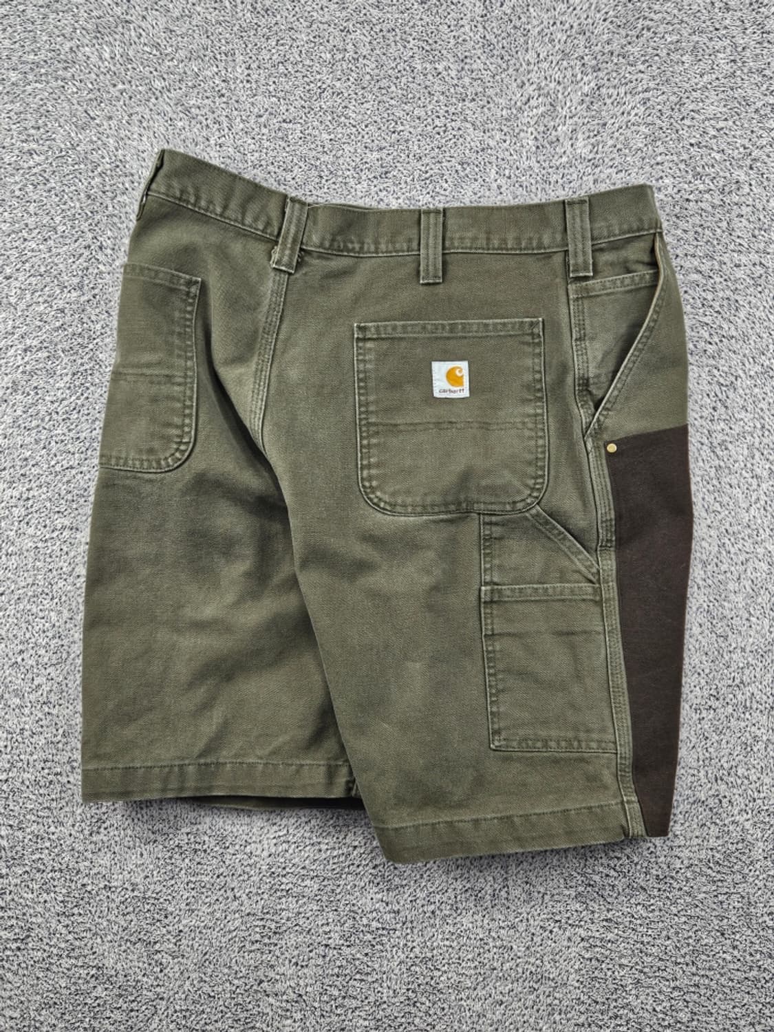 칼하트 덕캔버스 더블니 워크 쇼츠 반바지 커스텀 (36") / 11887 상품이미지3