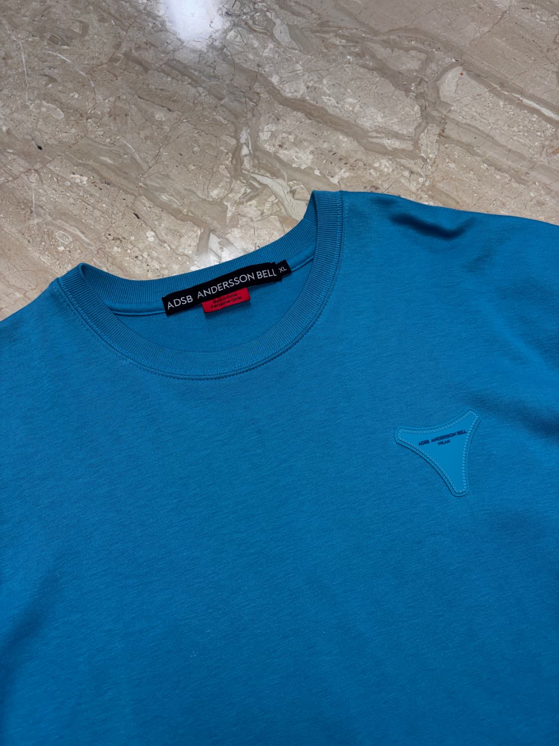 하자없음) 앤더슨벨 스툴 유니섹스 스툴 패치 로고 티셔츠 XL 상품이미지3