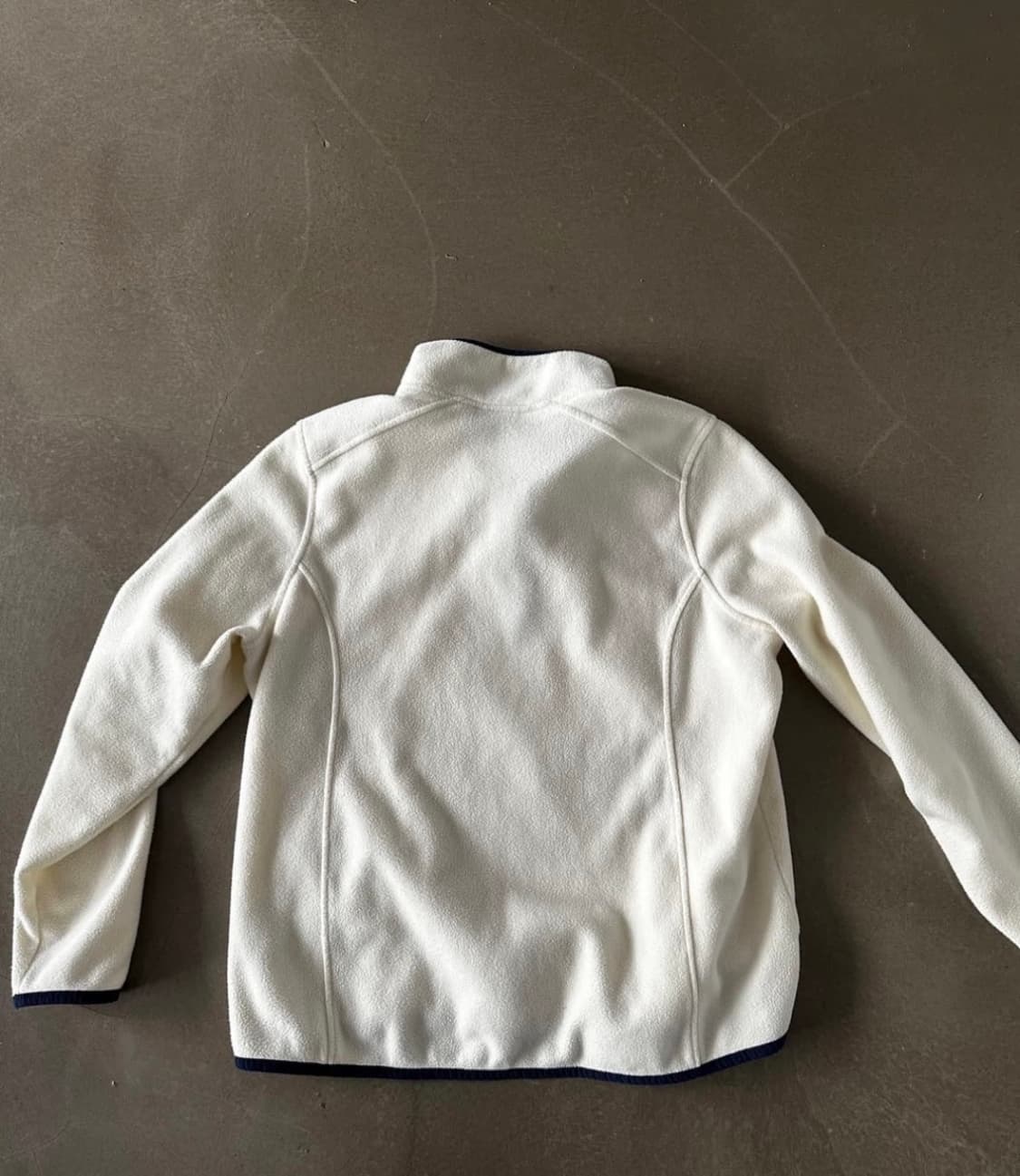 L.L bean 엘엘빈 쿼터 집업 플리스 풀오버 M 아이보리 상품이미지2