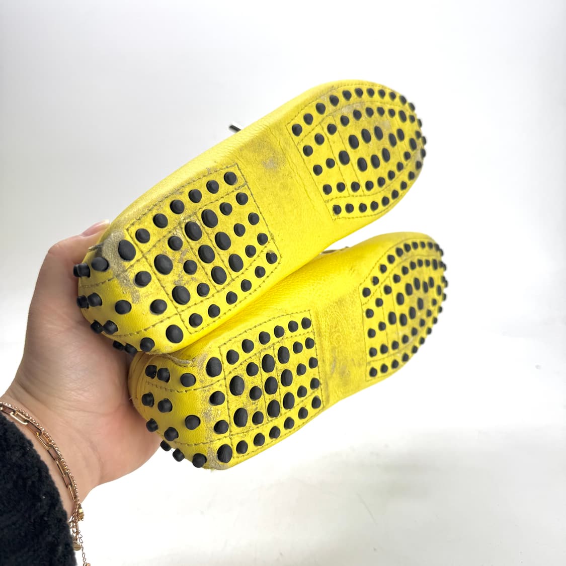 245)토즈 고미노 드라이빙 슈즈 옐로우 상품이미지5