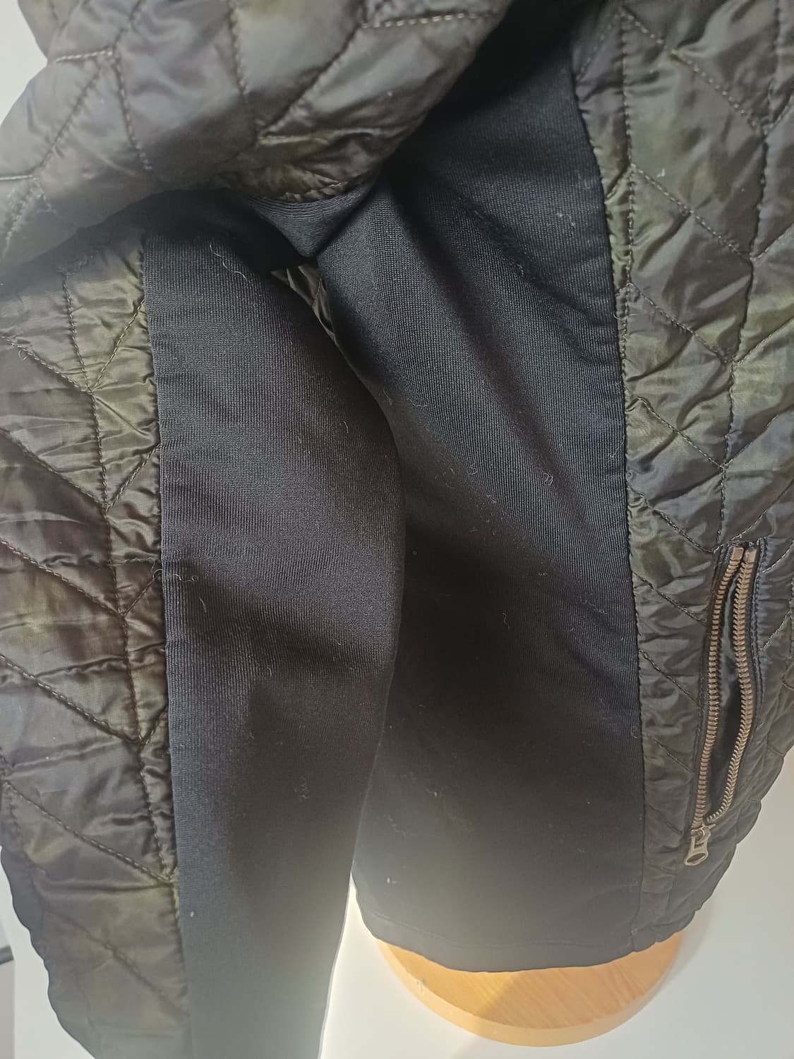 [M/95] 노스페이스 VX 하이브리드 테크니컬 퀼팅 자켓 (카키/블랙) 상품이미지7