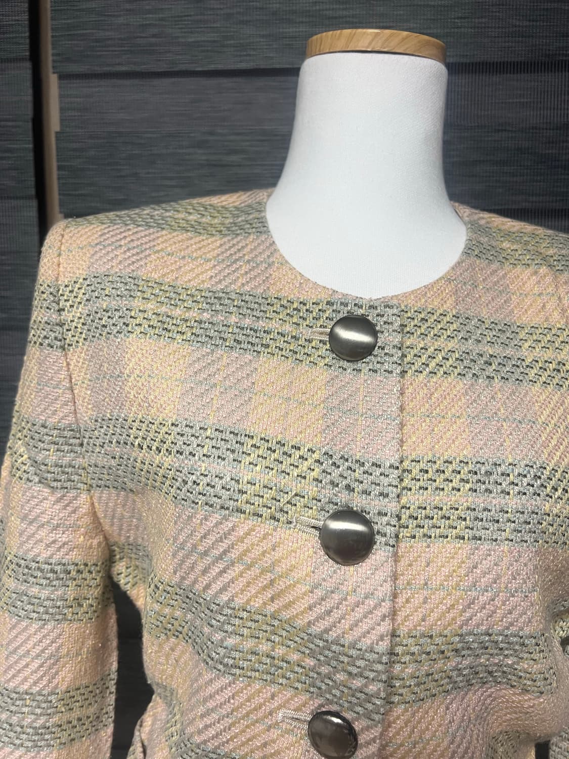 체크 트위드 자켓  상품이미지2