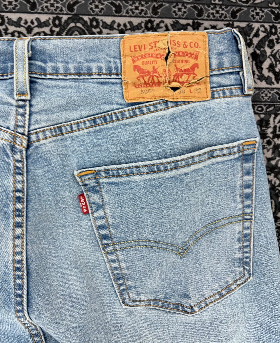 리바이스 505 연청데님 30/32 상품이미지1