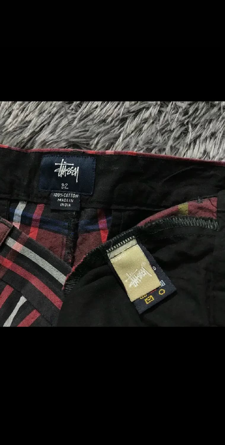 [[32인치, A급]# 스투시(stussy) 썸머 체크 반바지 상품이미지5