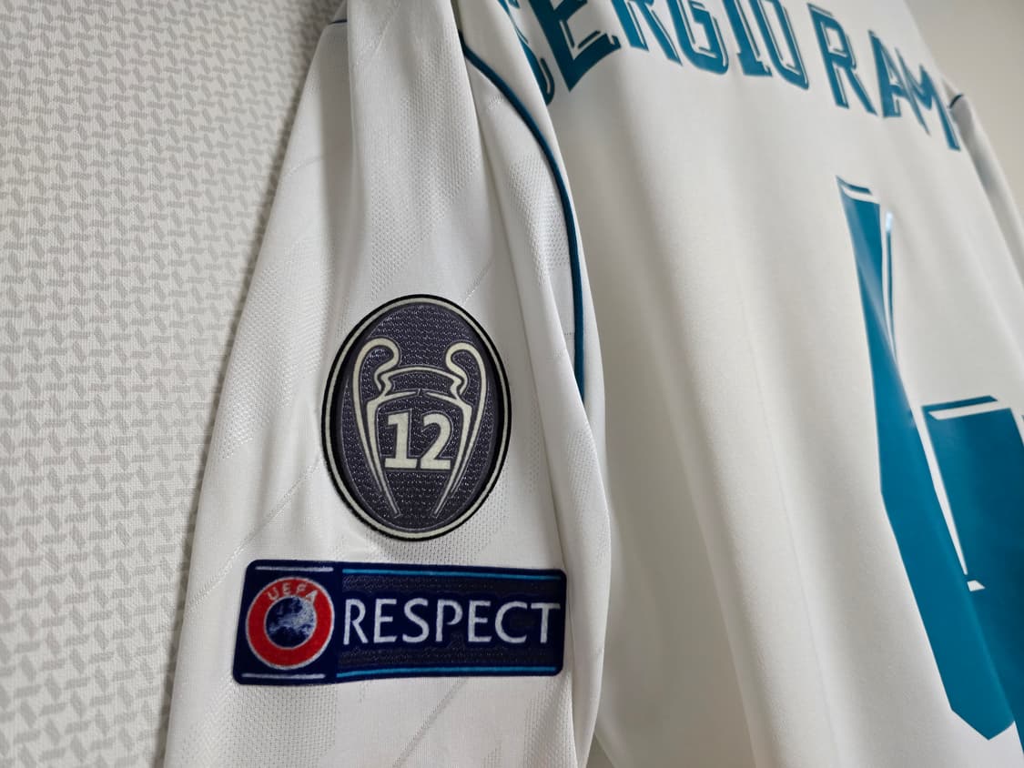 17-18 레알마드리드 홈 긴팔 유니폼 세르히오 라모스 상품이미지8