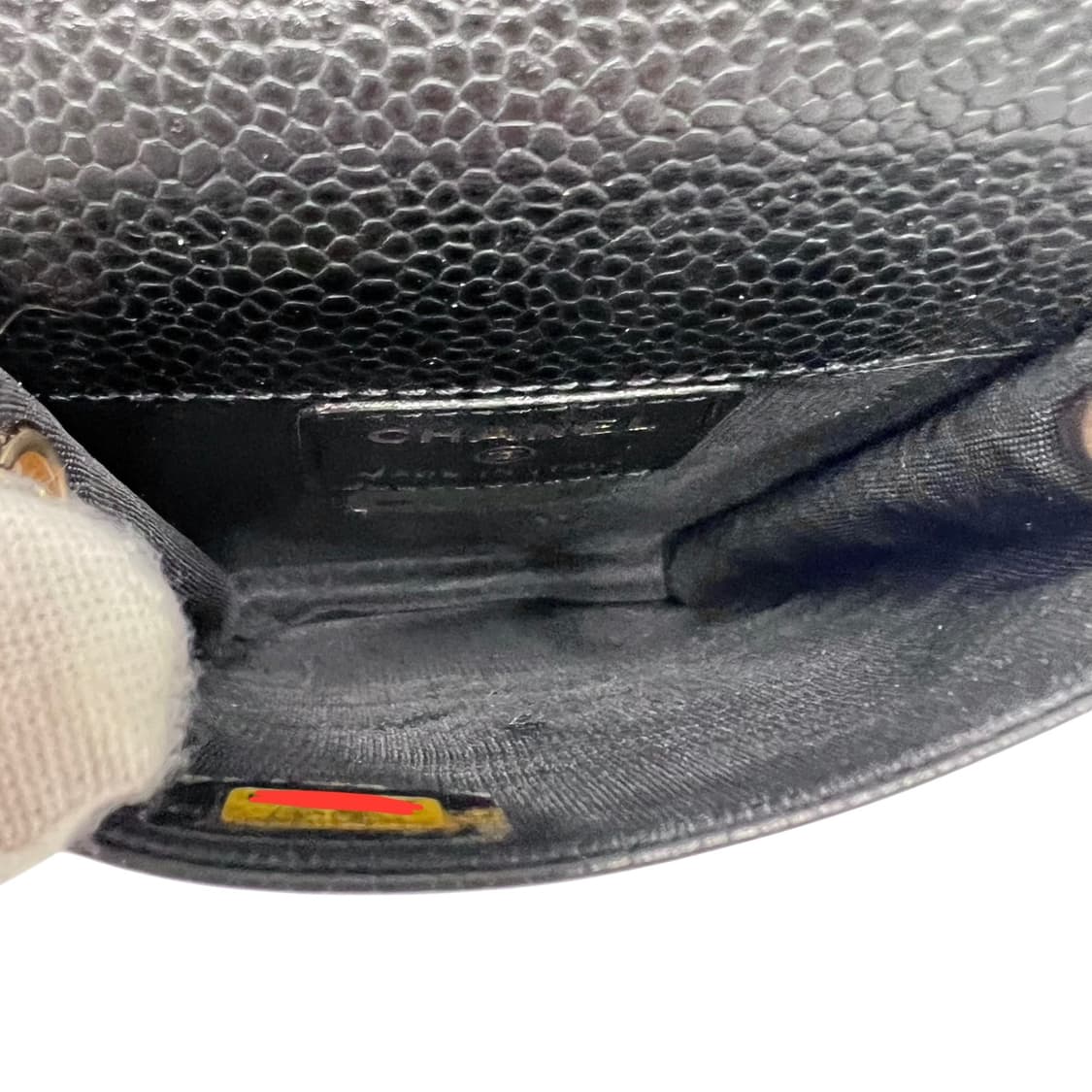 샤넬 캐비어 블랙 미니백 카드홀더 상품이미지6