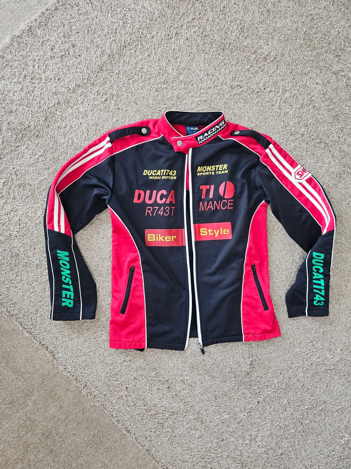 일본(L-95)두가티 빈티지 바이크 라이딩 자켓  상품이미지2