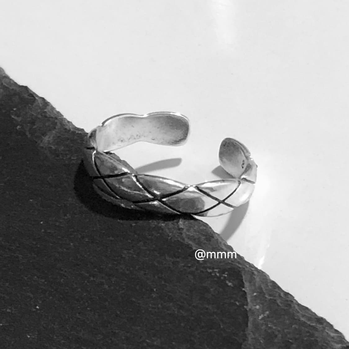 크러쉬 엠보1 반지 오픈링 상품이미지5